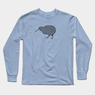 Kiwi Bird - hand drawn animal design for bird lovers Long Sleeve T-Shirt